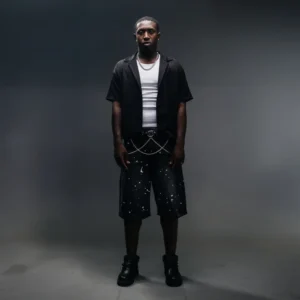 Boxy Cuban Collar Shirt Black