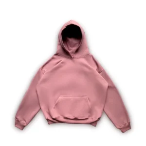 Boxy Hoodie Pink Stick